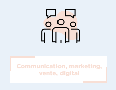 Communication, marketing, digital et vente