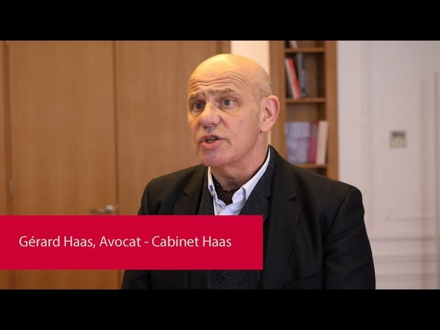 Gérard Haas, Avocat au cabinet Haas.