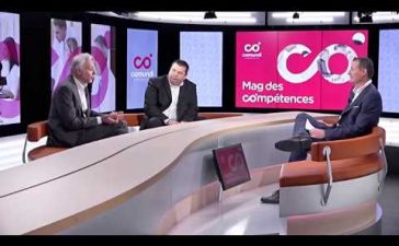 Olivier Cagnac, DRH d’Exterion Media (à gauche)