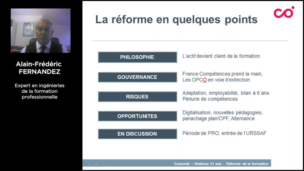 Les impacts de la réforme de la formation