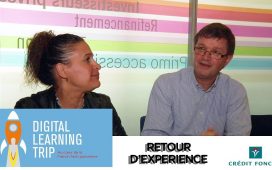 Valérie Dreux et Jérôme Lamiot, communicants chez Crédit Foncier