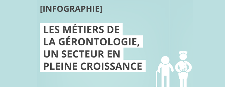 Découvrez les métiers de la gérontologie en infographie