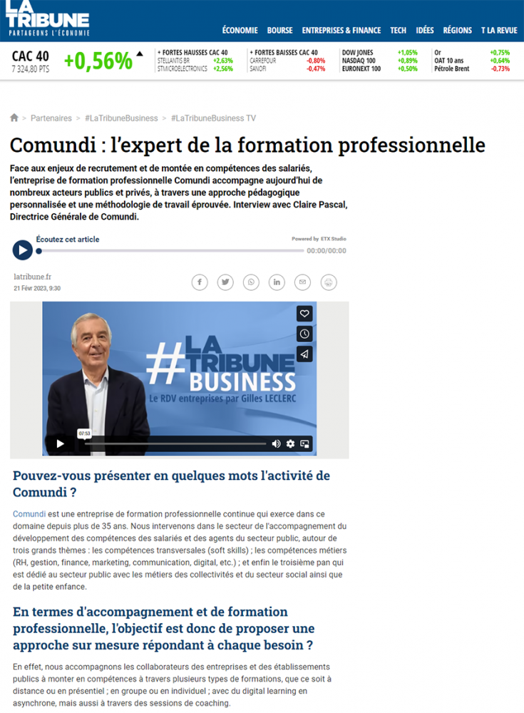 Comundi : l’expert de la formation professionnelle